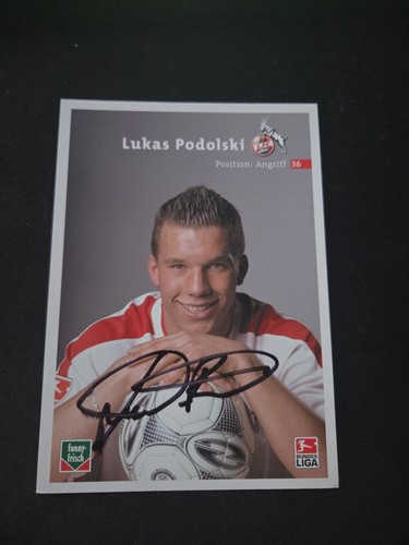 Lukas podolski signiert - lukas, --