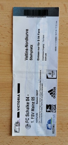 Eintrittskarte schalke 04 - fc,
