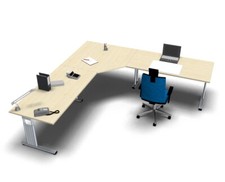 Schreibtischkombination GT6 Schreibtisch Winkelschreibtisch 282x282cm Bürotisch