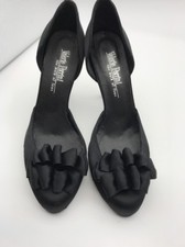 Pumps  High Heels Satin Impressionen Valerie Perrini 37 Neu Designer Schleife