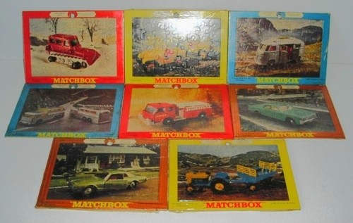 Matchbox puzzle serie komplett - matchbox,