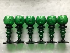 6x antik RÖMER Weinglas Kelch