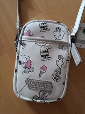 Peanuts original Umhängetasche/neu/klein zuckersüss, weiß/rosa