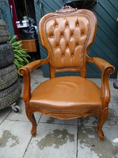 Chesterfield Leder Sessel