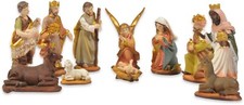 Riffelmacher Krippenfiguren Set 7-9 cm 11-tlg. Heilige Familie Krippe Figuren