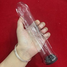 Transparent Hohl Glas Dildo Heiß/Eis Wasser Injektion Plug Dilator Spielzeug SM