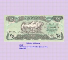 IRAK  IRAQ  25 Dinars 1990 Unc
