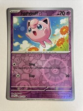 1x Paldea Evolved Pokémon Jigglypuff Reverse Holo Englisch NM/M Pokemon