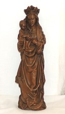 alte Wachs Figur Hl. Maria mit
