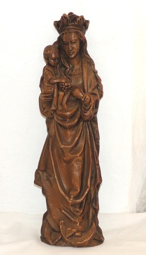 Alte wachs figur maria - wachs, hl.
