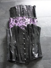 3 echte XL 40 Korsett Korsagen