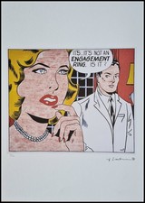 ROY LICHTENSTEIN * Engagement Ring*50 x 35 cm*signed lithograph*limited # 12/150