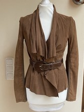 Leder Jacke Gr. 34 Farbe