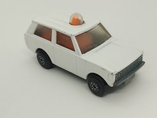 Matchbox Lesney Superfast Nr 20 Range Rover Police Patrol weiß OHNE Aufkleber