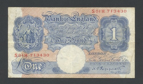 Bank england 1 - bank, £1
