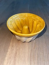 Alte Gugelhupfform Backform Kuchenform Keramik Steingut Durchmesser 12,5 cm