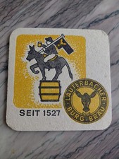Alter Bierdeckel Lauterbacher Burg Bräu