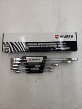 WÜRTH Ring Ratschenschlüssel Satz Set 5 Teilig 8-10-13-17-19 mm mit Halter