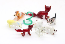 9x Kunstglas Figuren Buntglas