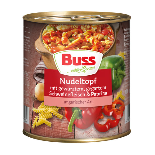 Nudeltopf mit schweinefleisch - nudeltopf,