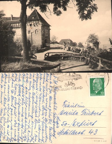 Eisenach wartburg eingang 1970 - wartburg,