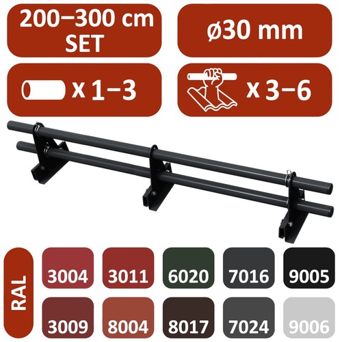 Schneefangrohr set 0 - set, 2,0/3,0