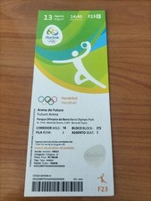 Used Ticket Olympic 13.08