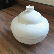 V&B DAMASCO WEISS  Zuckerdose