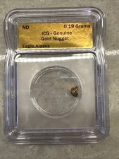 ICG Genuine Gold Nugget 0.19