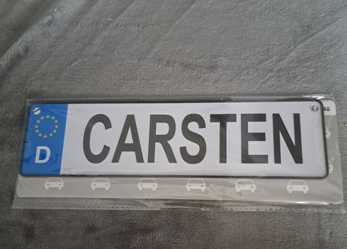 Namensschild carsten 5x - namensschild,