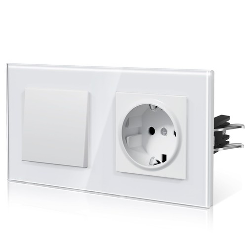 Light switch with - light, glass