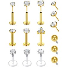 Hypoallergenes Labret Piercing