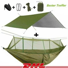 Hängematte Outdoor mit Tarp