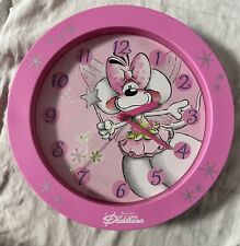 Diddl - Wanduhr - Diddlina- Rosa