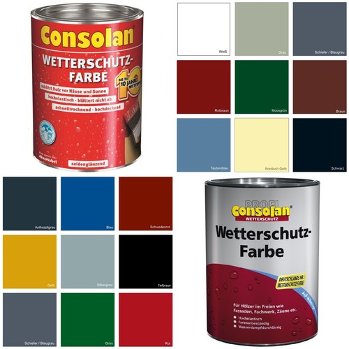 Consolan wetterschutz farbe - consolan, wetterschutz-farbe