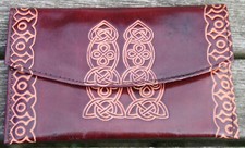 1 (von 2) neuwertig Leder Geldbeutel Brieftasche Börse Damen Reißverschluss Wahl