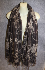 SCHAL BRAUN SCHWARZ BEIGE MIT