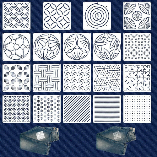 Teiliges sashiko schablone - sashiko,