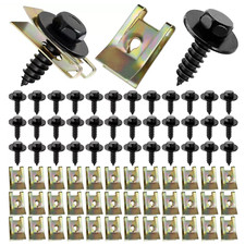 40x U Mutter Sechskant