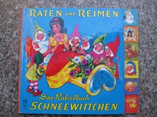 Schneewittchen Kinderbuch Bilderbuch Registerbuch Raten und Reimen