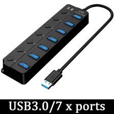 USB 3.0 Hub 4/7 Port Splitter