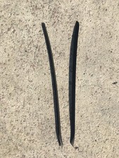 Audi A6 Avant 4B Kombi (01-04) : 2 Zierleisten links rechts schwarz Metall Blech