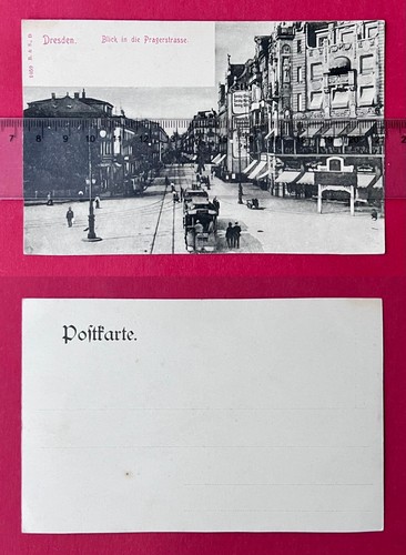 Dresden 1900 blick in - dresden, um