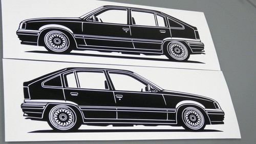 Opel kadett sticker - kadett,