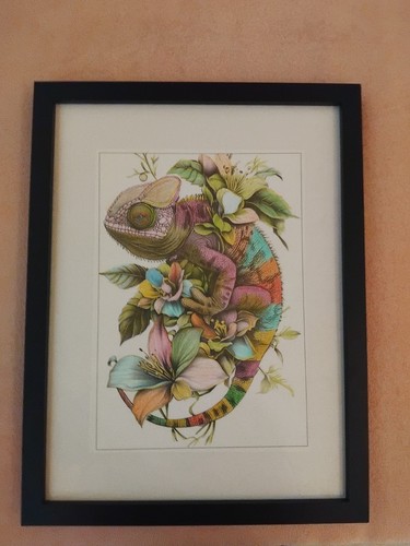 Bild handgemalt rahmen - /,