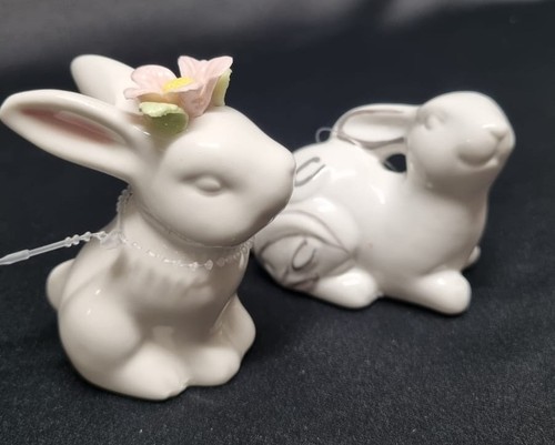 Deko osterhase weiß - osterhase,