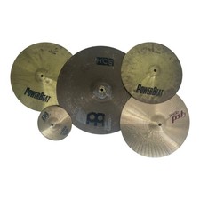 Mixed cymbal lot  of 5 Sabian