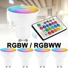 4-40x GU10 LED Glühbirne RGBW