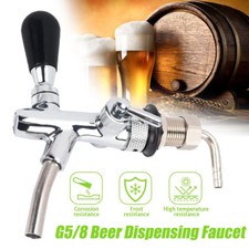 Bierzapfhahn Einstellbar Kompensatorhahn Bier Zapfhähne G5/8 Bierhahn Schankhahn