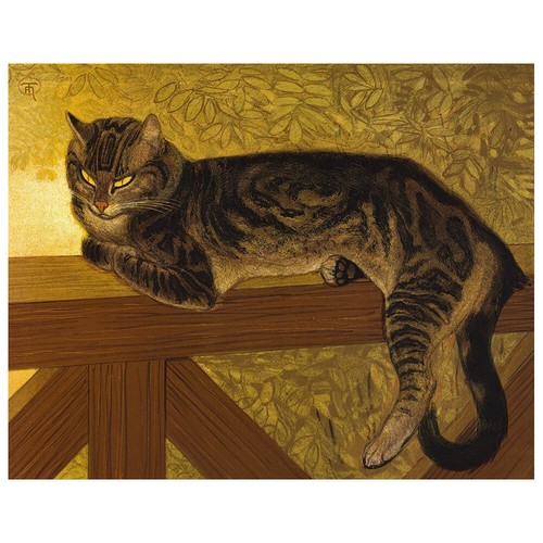 Leinwanddruck sommer katze - sommer,,